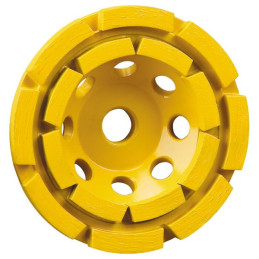 Tazza diamantata 125mm corona doppia