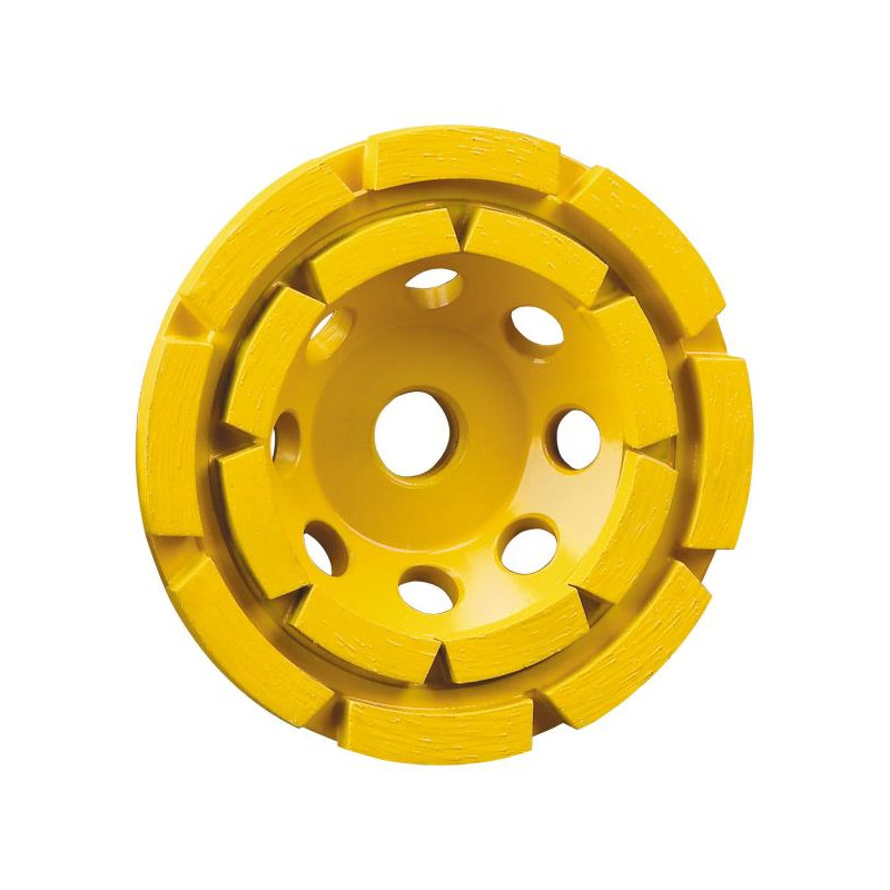 Tazza diamantata 125mm corona doppia