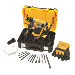 Tassellatore SDS-Plus 3 modalità 32mm 4.2J 1000W con doppio mandrino + Accessori