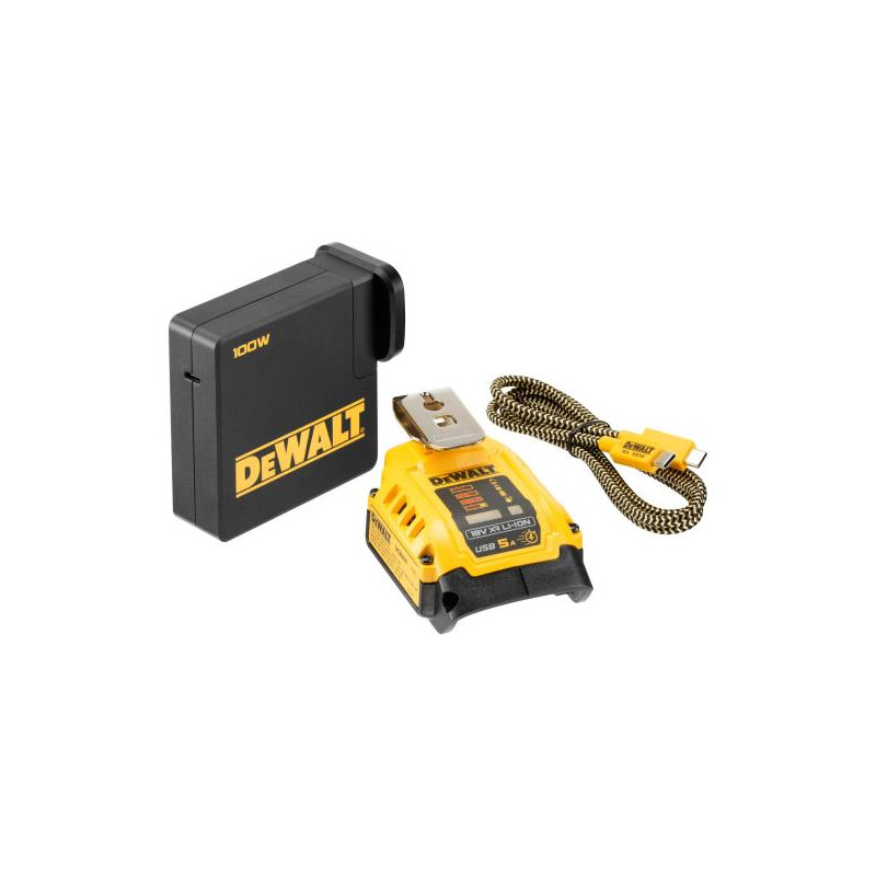 ADATTATORE CARICABATTERIE USB 18V,