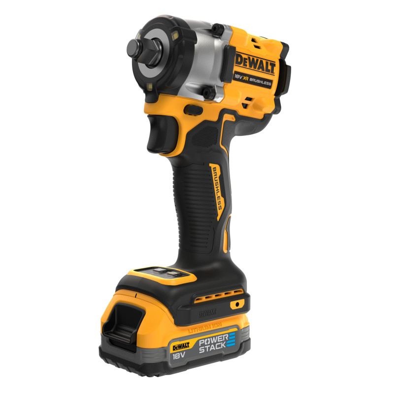 Avvitatore ad impulsi 4 modalità 18V XR BRUSHLESS attacco 1/2" HOG RING. Coppia di serraggio 406Nm, Coppia di picco 609Nm