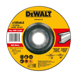 DISCO HIGH PERFORMANCE SBAVO ACCIAIO INOX - DEPRESSO - 115mm 6mm - Confezione da 25 pezzi