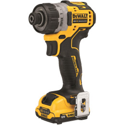 Trapano avvitatore Compatto12V Attacco 1/4". 0-1100 giri/min, 15 punti regolazione coppia