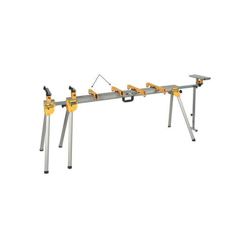 Coppia staffe per fissaggio troncatrice.