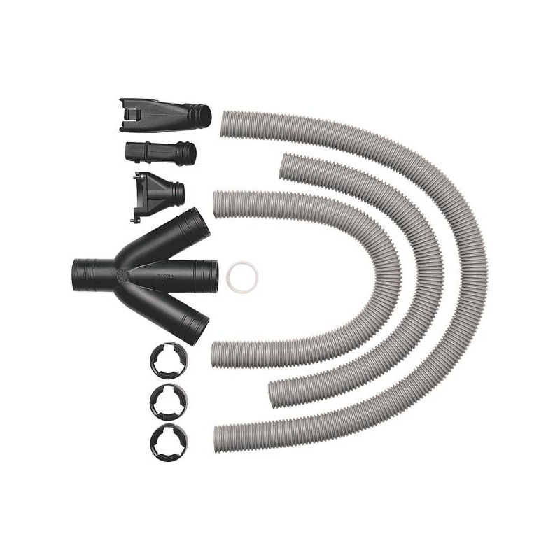 Set di aspirazione a 3 vie, attacco Ø 35mm.