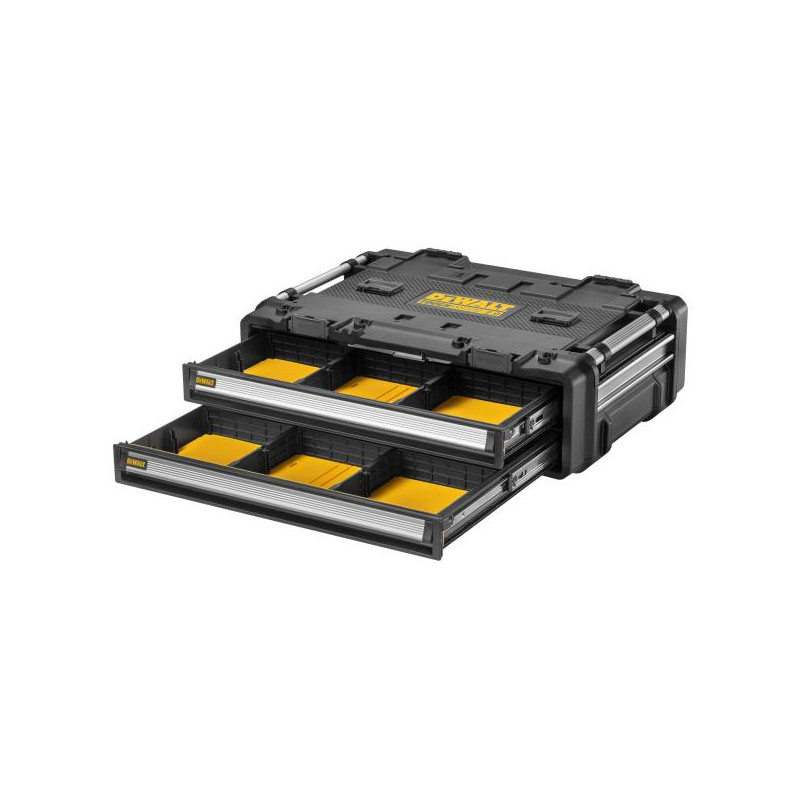 DOPPIO CASSETTO, storage TOUGHSYSTEM 2.0 DXL. Compatibilità con i moduli TOUGHSYSTEM 2.0 DXL, TOUGHSYSTEM 2.0 e TSTAK