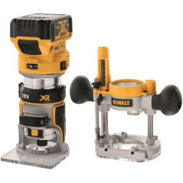 Elettrofresatrice con adattatore per base fissa