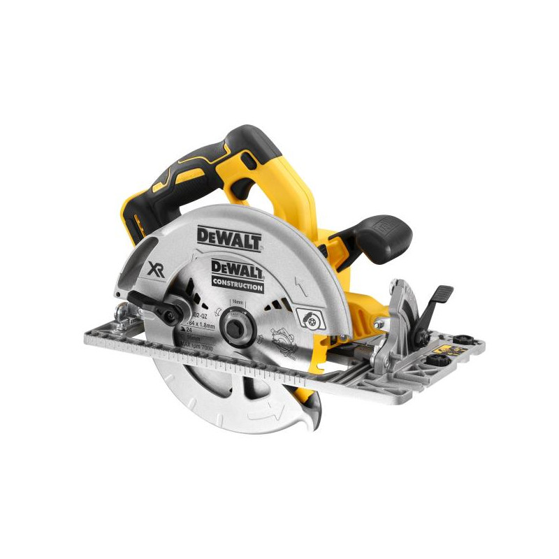 Sega Circolare 18V motore BRUSHLESS  con scarpa compatibile con guide rettilinea, Ø lama/foro 184/16 mm - Solo corpo macchina