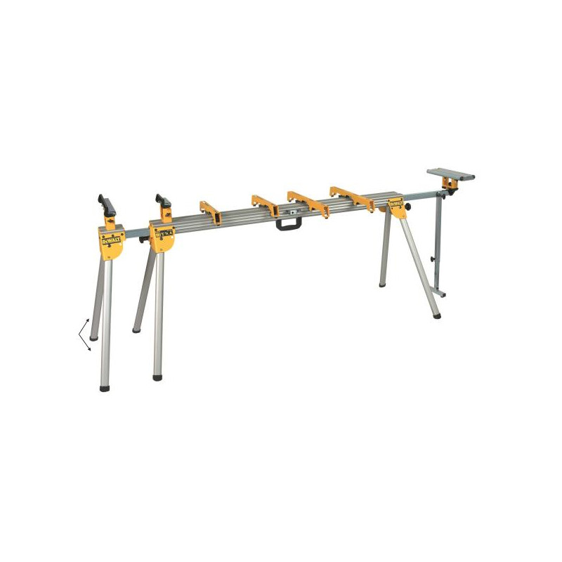 Coppia gambe retrattili aggiuntiva per prolunga laterale integrata. DEWALT