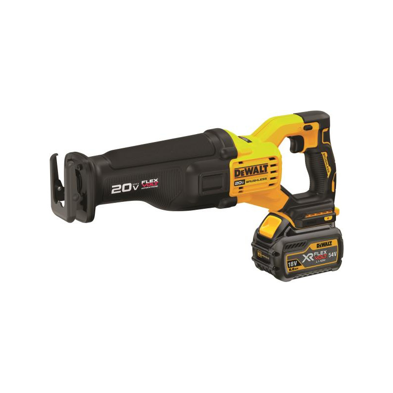 Sega Universale 18V XR Motore BRUSHLESS - 1 x 18/54V XR FLEXVOLT 9.0Ah DEWALT