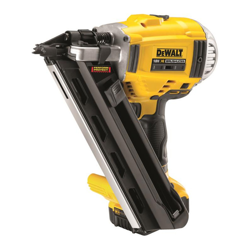 Chiodatrice per chiodi con testa a D, XR 18V Motore BRUSHLESS - 2 x XR 18V 5Ah DEWALT