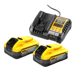 KIT 2 batterie XR 18V powerstack 5Ah + caricabatteria