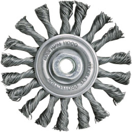 Spazzola per smerigliatrice a tazza a fili ritorti